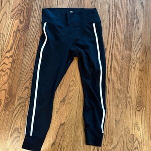 JoyLab Black Leggings with White Accents